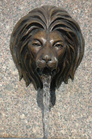 lion's head spigots
